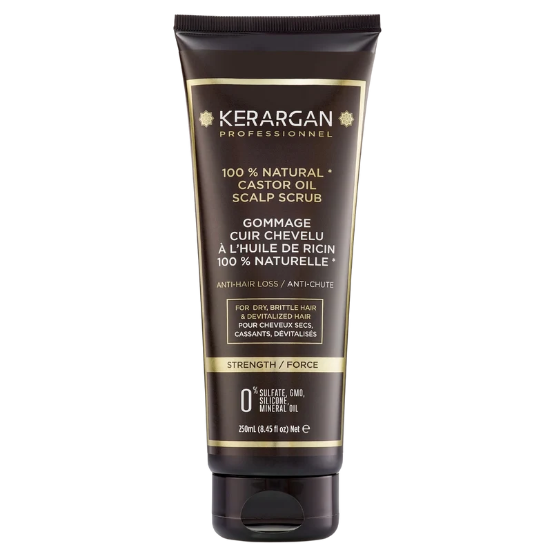 Gommage ricin – Stimule la pousse & purifie | Kerargan