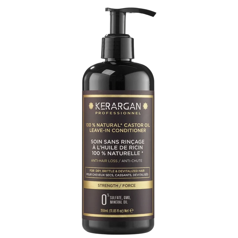 Soin sans rinçage ricin 350ml – Anti-chute | Kerargan