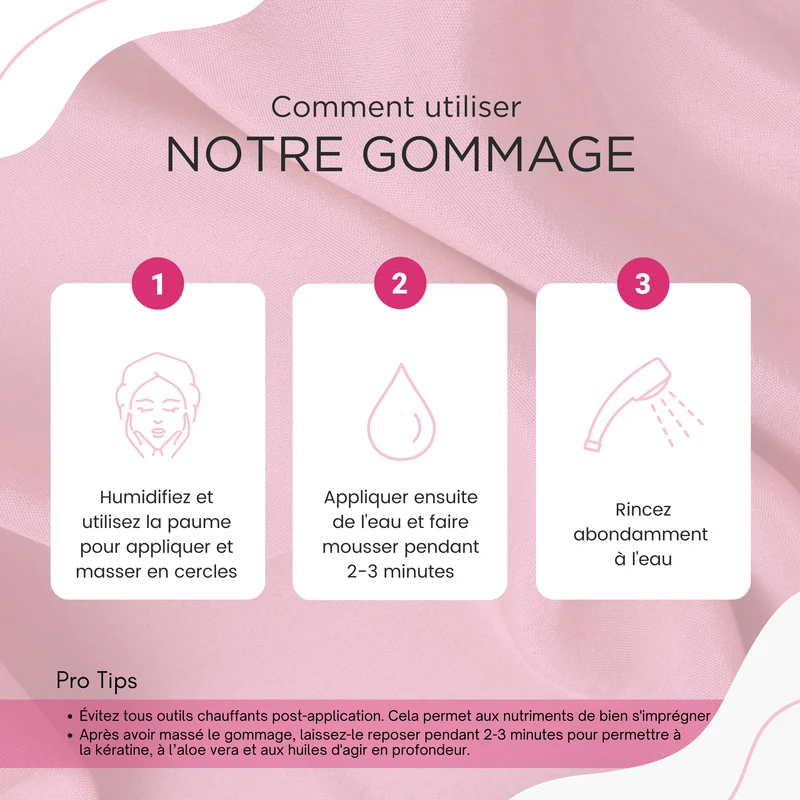 Gommage cheveux à la kératine - Détox & stimulation pousse