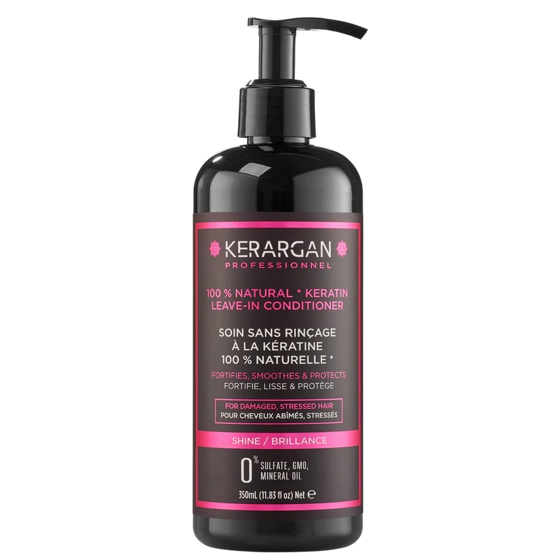 Soin Sans Rinçage à la Kératine 350ml - Anti-Frisottis Brillance