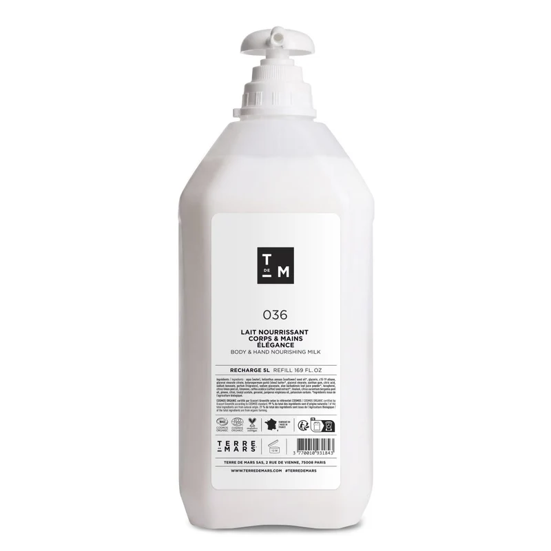 Lait Nourrissant Corps & Mains Elégance