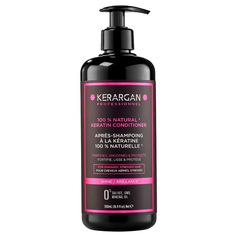 Après-Shampoing à la Kératine Ultra Réparateur 500ml - Démêlant
