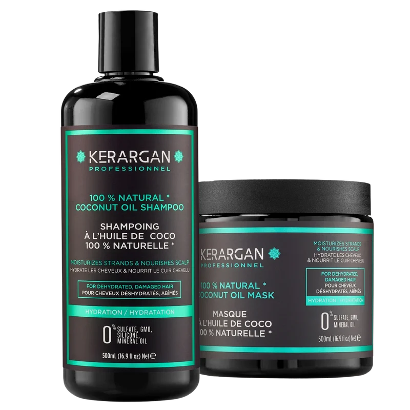 Pack coco 1L – Shampoing + masque, routine gagnante