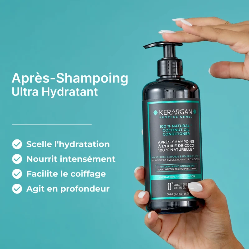 Après-shampoing coco 500ml – Douceur + brillance pro