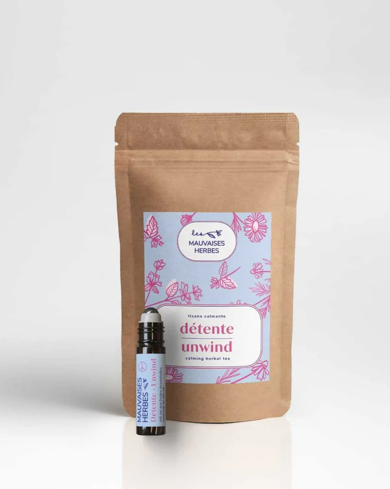 Duo Détente | tisane et roll-on bien-être aux huiles essentielles