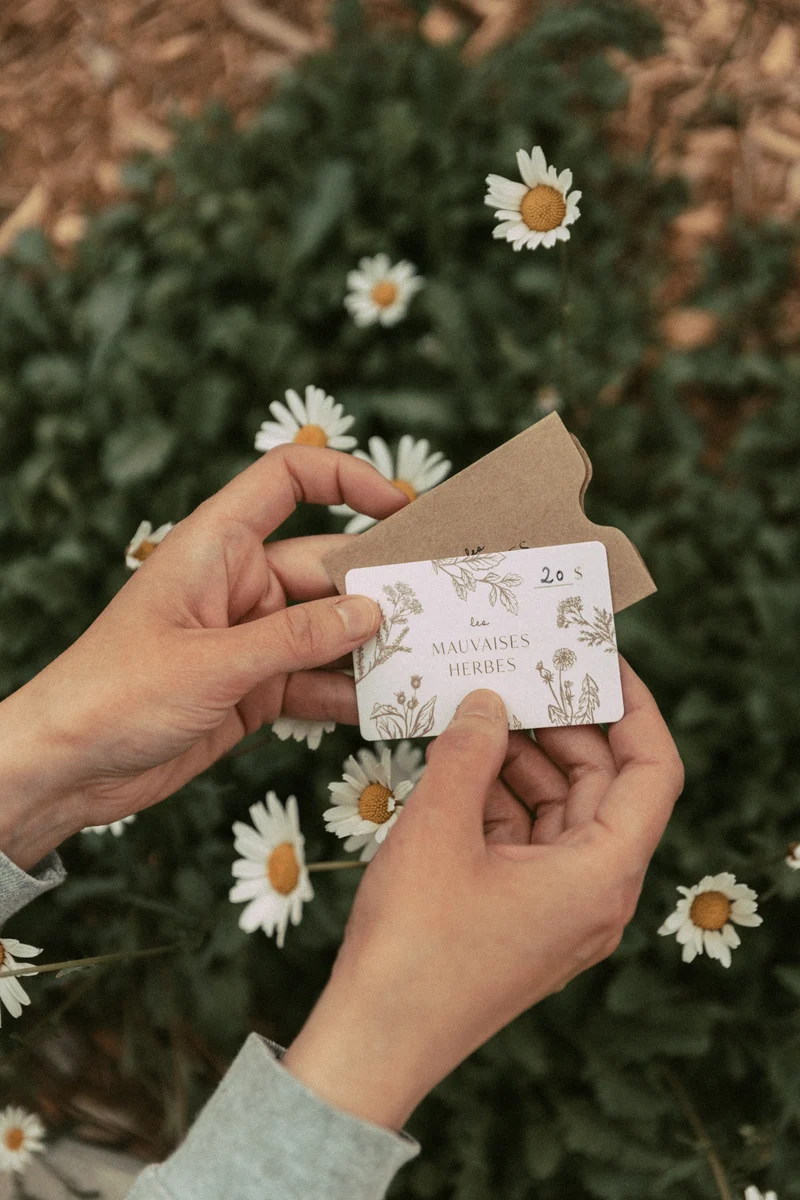 Carte-cadeau papier