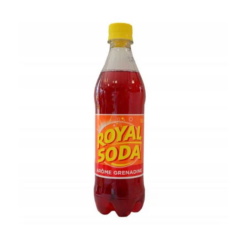 ROYAL SODA 50 CL - GRENADINE - TROPICAL - ANANAS - GUARANA - ANIS - BANANE
