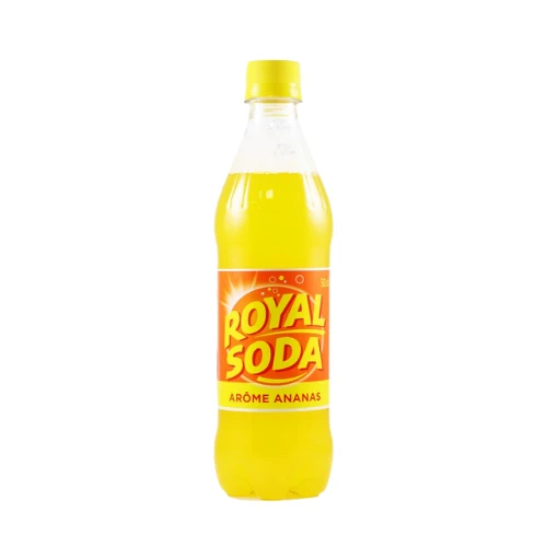 ROYAL SODA 50 CL - GRENADINE - TROPICAL - ANANAS - GUARANA - ANIS - BANANE