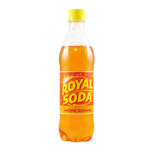 ROYAL SODA 50 CL - GRENADINE - TROPICAL - ANANAS - GUARANA - ANIS - BANANE
