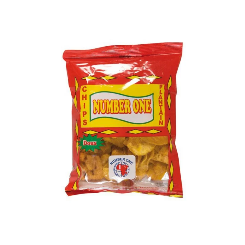 CHIPS DE BANANE PLAINTAIN NUMBER ONE - DOUX - SALE - EPICE- BBQ - AIL - POMME 85g