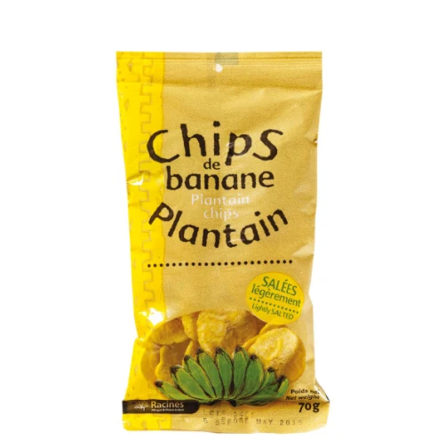 CHIPS DE BANANE PLANTAIN SALÉES 70 G