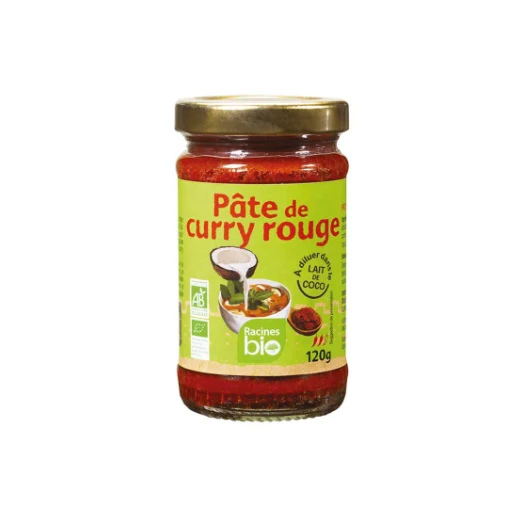 PÂTE DE CURRY ROUGE BIO 120 G