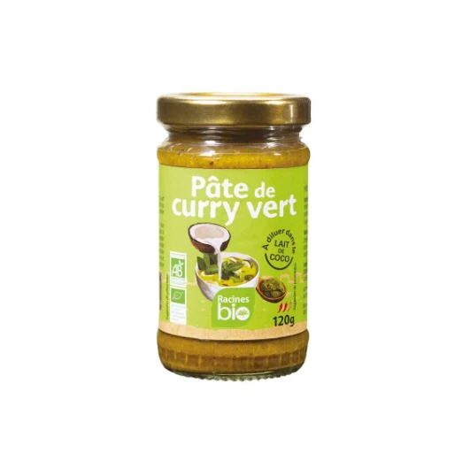 PÂTE DE CURRY VERT BIO 120 G
