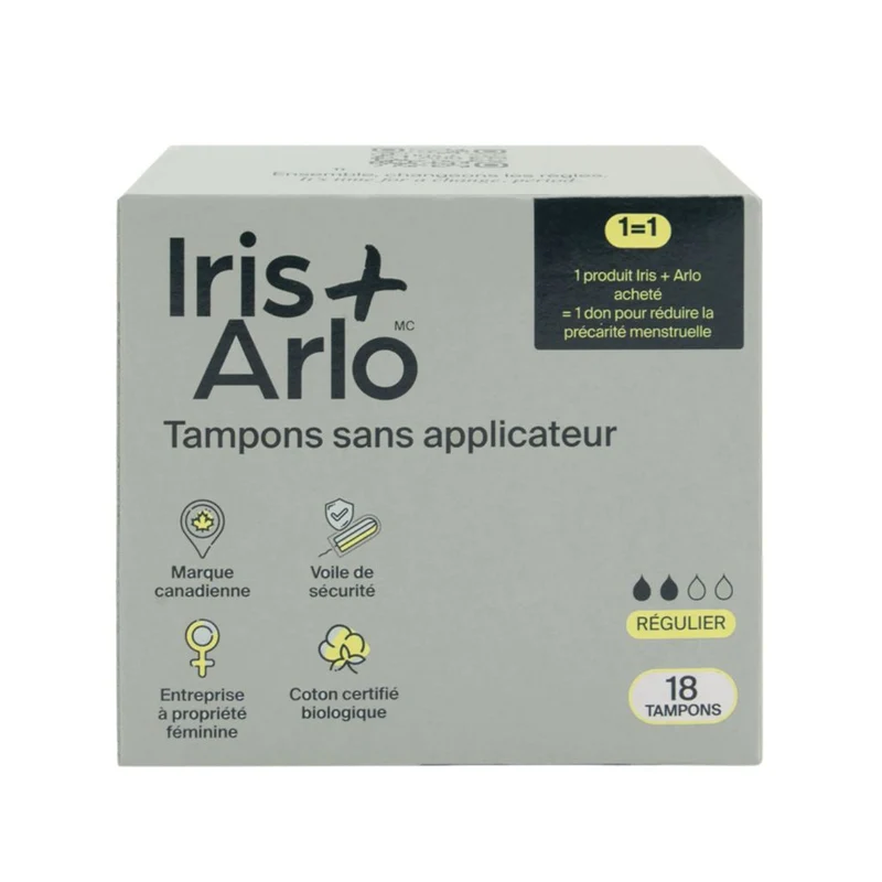 18 Tampons sans Applicateur Régulier