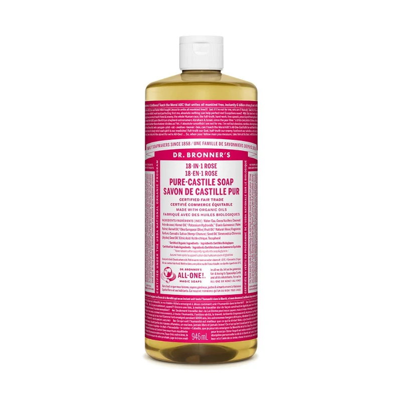 Savon de Castille Pur 18 en 1 Rose 946 ml