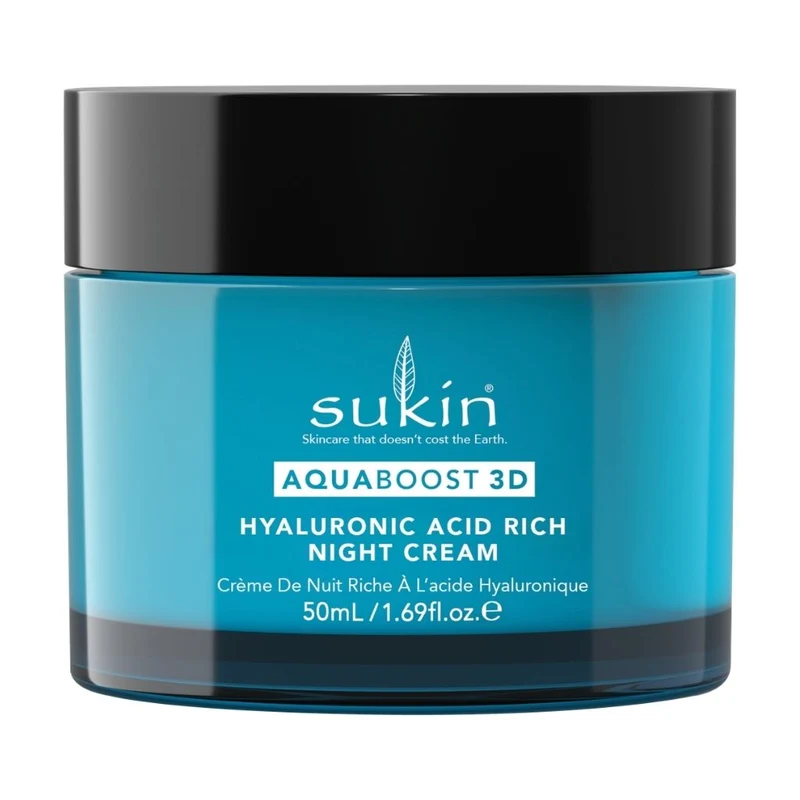 Crème de Nuit Riche à l'Acide Hyaluronique AquaBoost 3D
