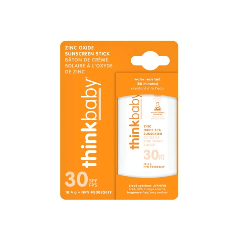 Bâton de Crème Solaire Bébés ThinkBaby FPS 30