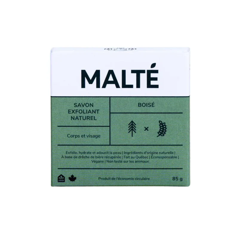Savon Exfoliant Naturel Corps et Visage Boisé