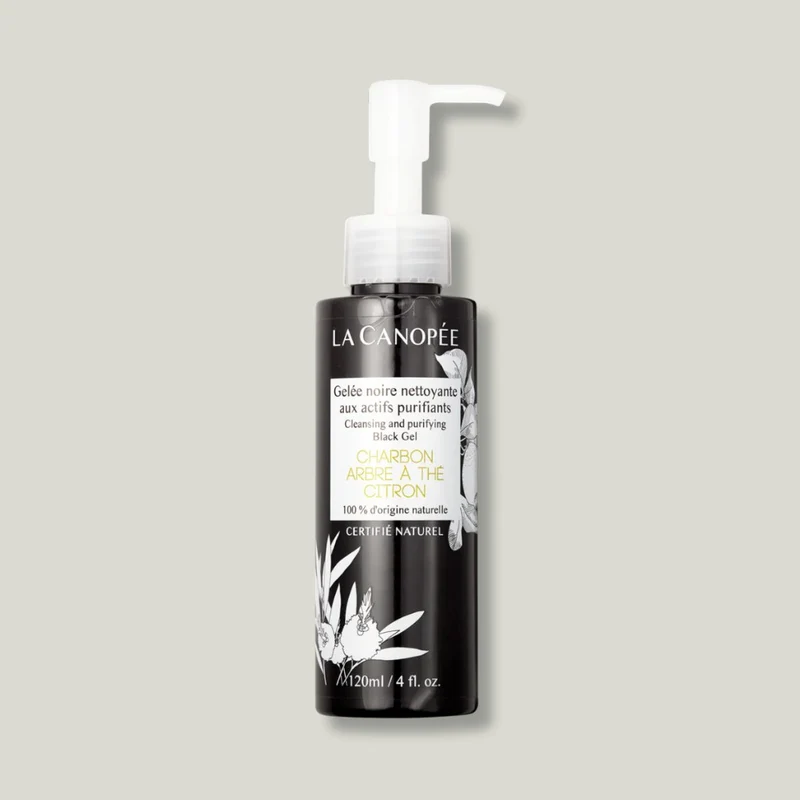 Gelée noire nettoyante aux actifs purifiants