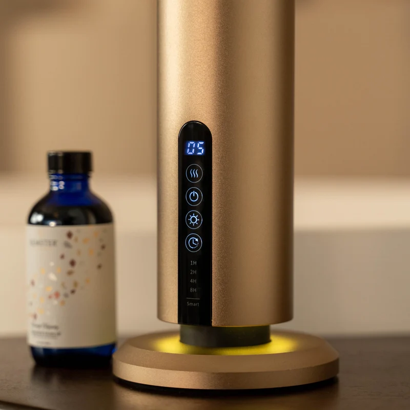 Bundle: Haevn Charge Gold starter set – Diffuser + Wanaka Woods scent (15 ml)