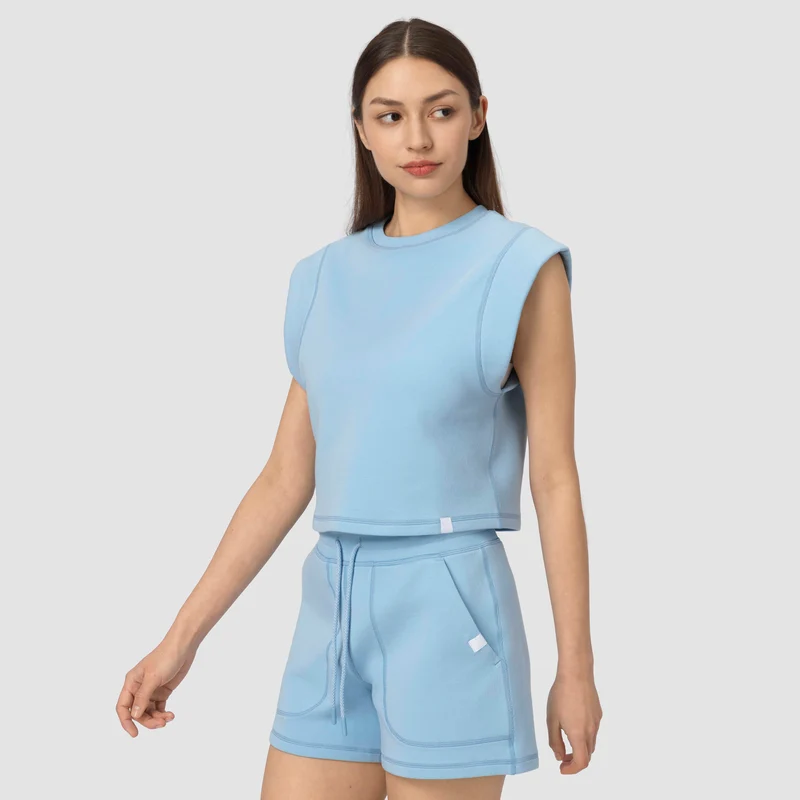 Lia Sleeveless Top - Blue Serenity