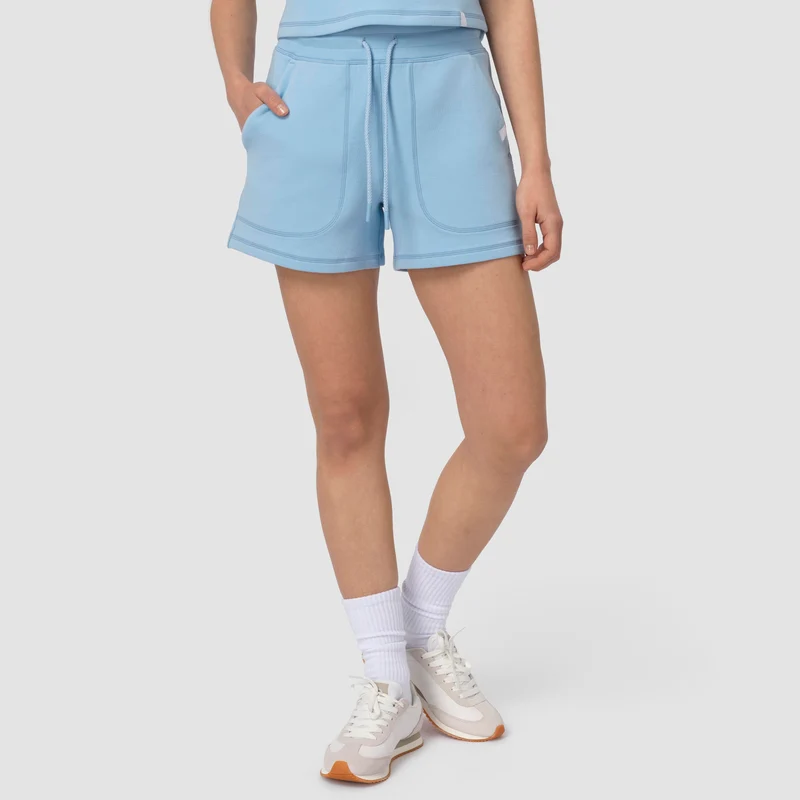 Lia Drawstring Shorts - Blue Serenity