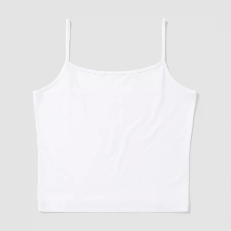 Eliot Spaghetti Strap Top - Pure White