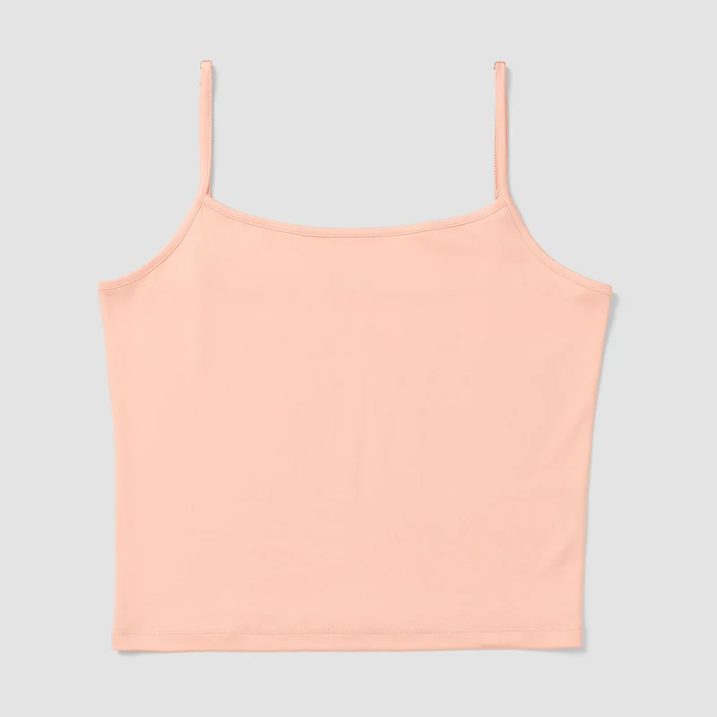 Eliot Spaghetti Strap Top - Soft Salmon