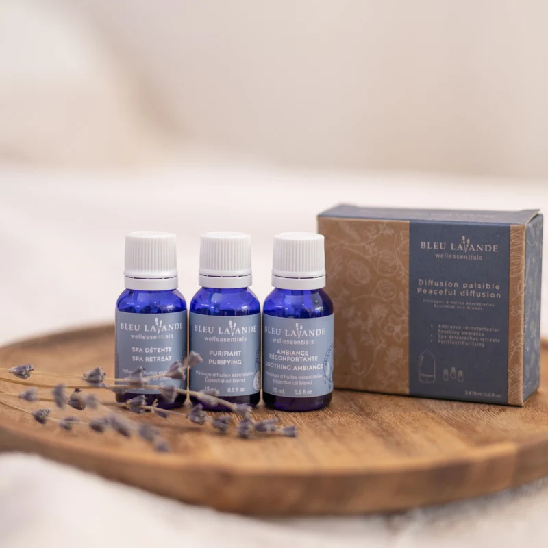 Diffusion paisible - Mélanges d'huiles essentielles