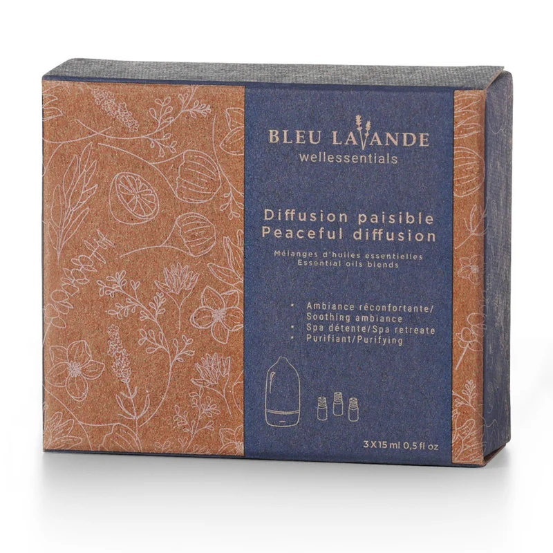 Diffusion paisible - Mélanges d'huiles essentielles