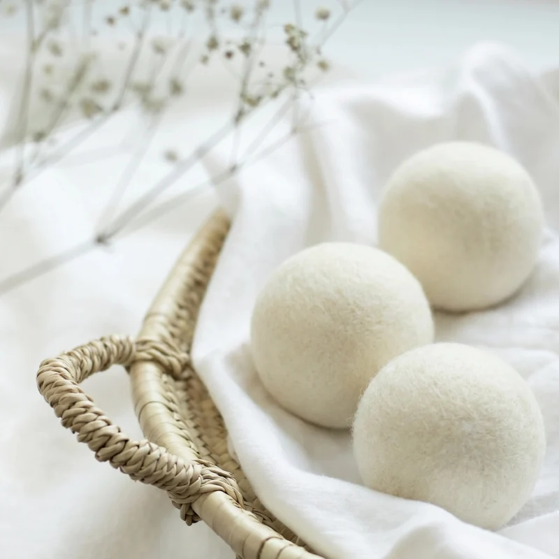 Boules de séchage en laine de mouton