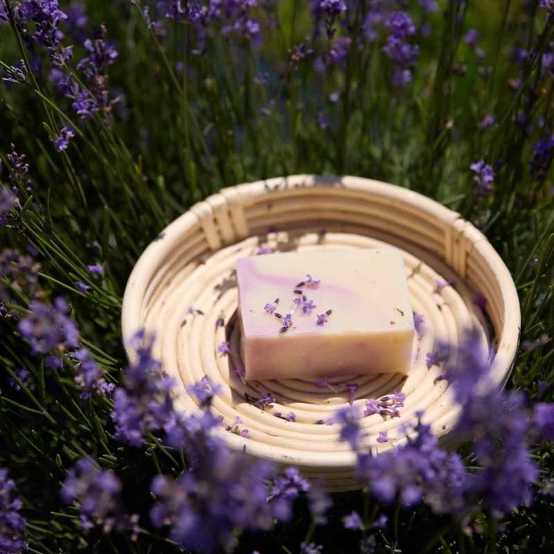 Savon artisanal lavande, bois de hô et romarin