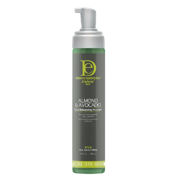 Mousse Réhaussante pour Boucles - Amande Douce & Avocat - Design Essentials