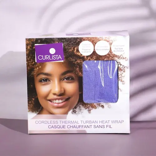 Casque chauffant sans fil - Bonnet de soin capillaire - Curlista