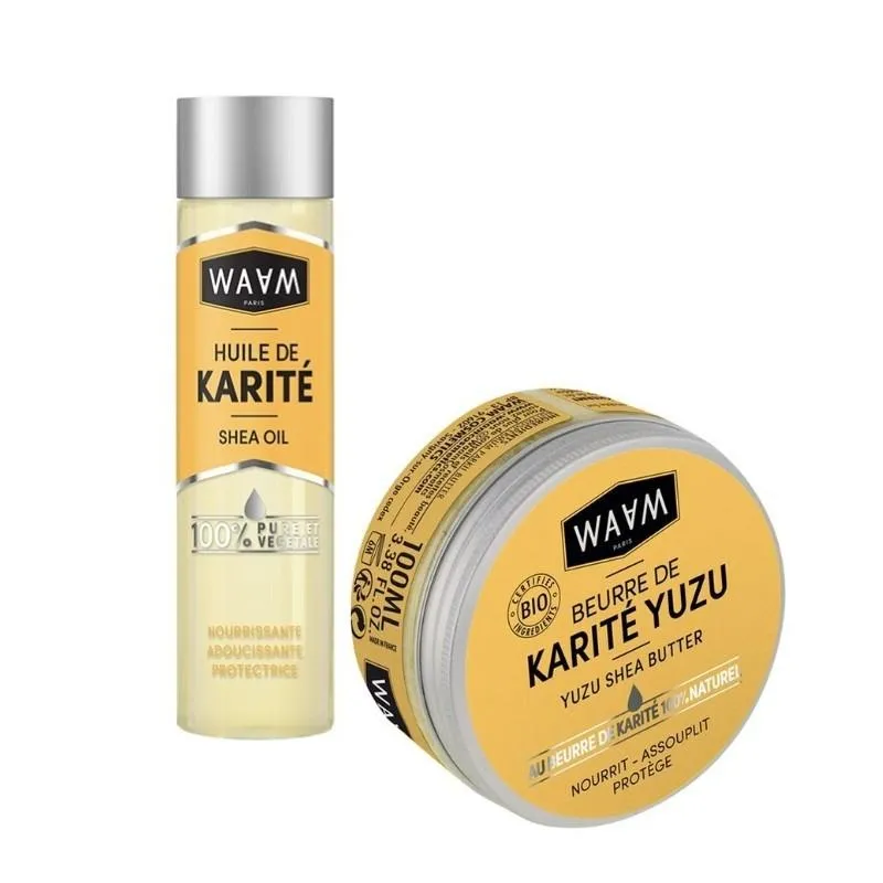 Huile de Karité Oléique et Pur Beurre de Karité Waam