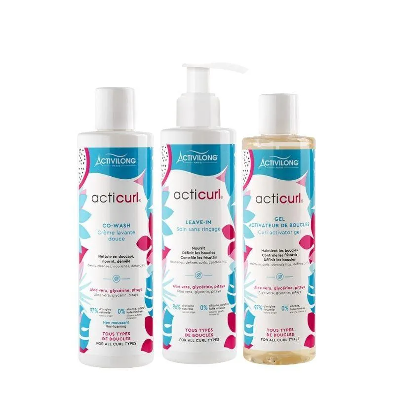 Trio Wash and Go Cheveux Bouclés Activilong ACTICURL Hydra