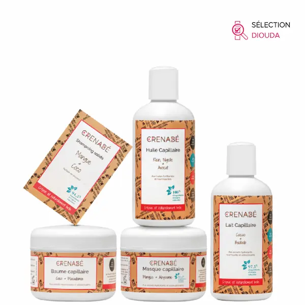 Crenabé - Gamme Complète Soins Cheveux Afro