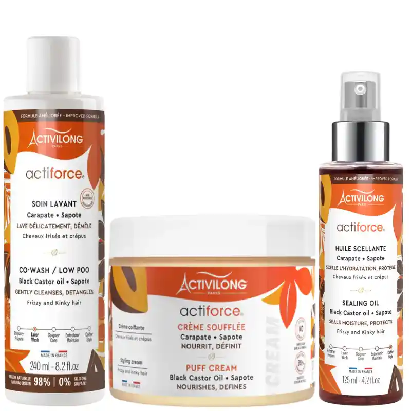 Pack Wash and Go Cheveux Crépus très secs - Actiforce