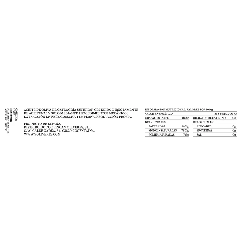 9 OLIVERES | PACK GALARDONADO | 6 × 500 ml