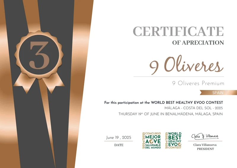 9 OLIVERES | PACK GALARDONADO | 6 × 500 ml