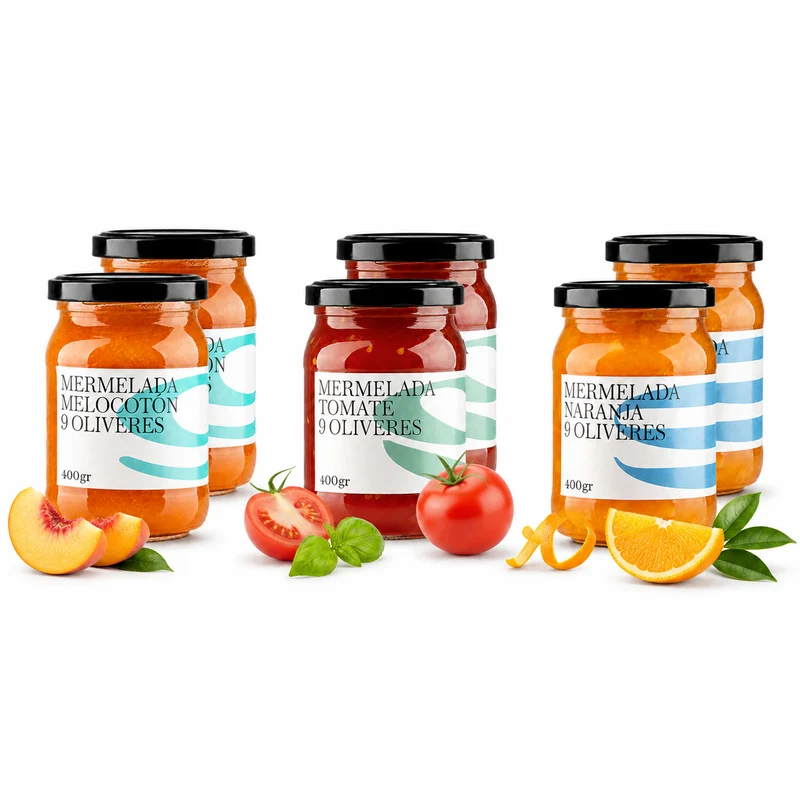PACK 6 - MELOCOTÓN + TOMATE + NARANJA