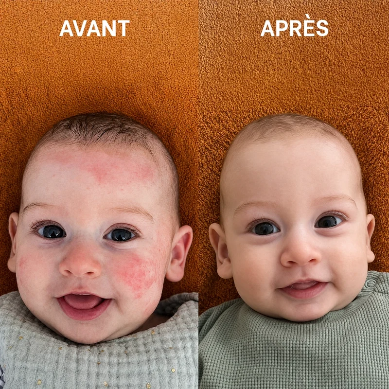Routine quotidienne eczéma atopique - Bébé