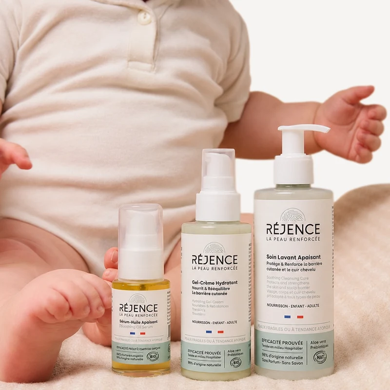 Routine quotidienne eczéma atopique - Bébé