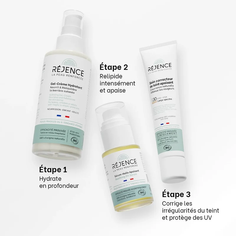 Routine hydratante visage SPF30