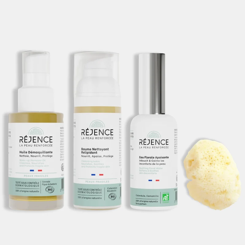 Routine démaquillage sensible