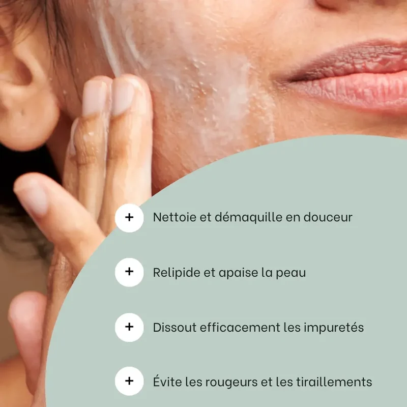 Routine démaquillage sensible