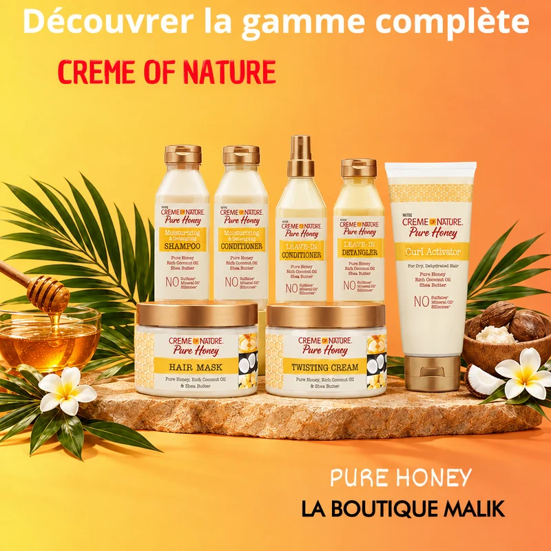 CREME OF NATURE PURE HONEY ≡ GAMME COMPLÈTE