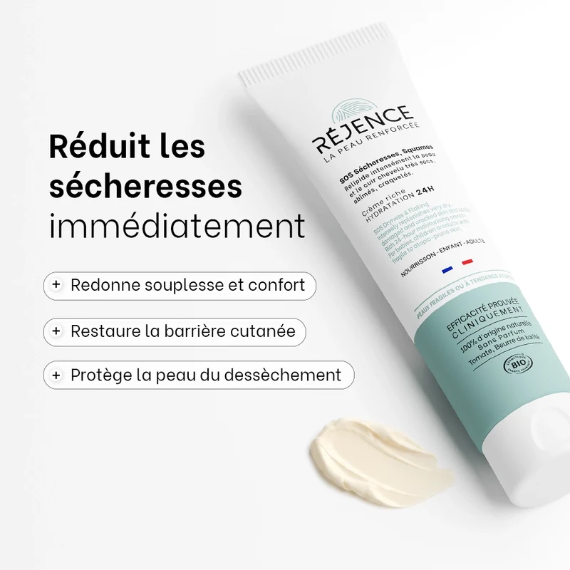 Crème riche SOS sécheresses, squames - 150mL