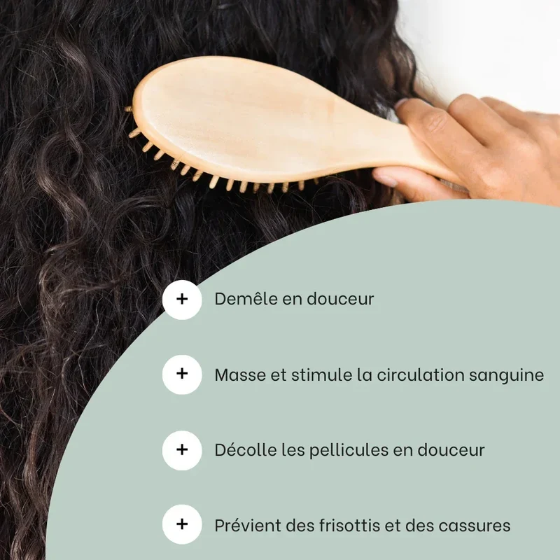 Brosse cuir chevelu sensible