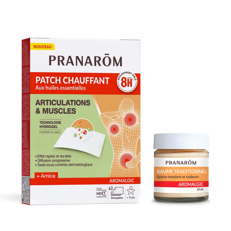 Duo Tensions : Patchs Chauffants + Baume Traditionnel